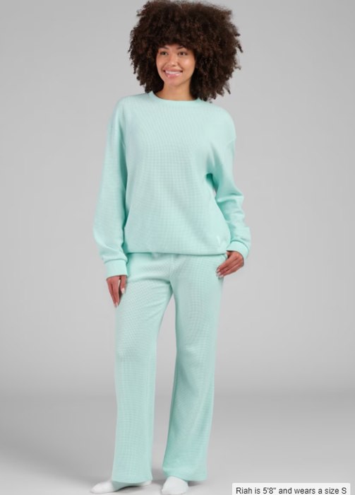 Comfrt Waffle Lounge Set Wasabi